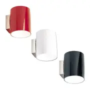 Halogen Petite Minimalist Wall Light White/Black/Red Superlux Lighting - WLS9287