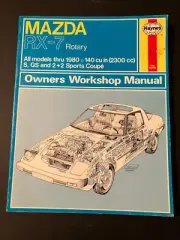 #460 HAYNES REPAIR MANUAL MAZDA RX7 ALL MODELS THRU 1980(NEW)