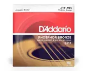 D'Addario EJ17 Phosphor Bronze Acoustic Guitar Strings .013-.056