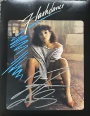 JENNIFER BEALS in 1983’s FLASHDANCE Hand signed 8x10 Colour photo COA