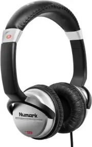 Numark - HF125 - Ultra-Portable Professional DJ Headphones - Black
