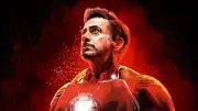 Iron Man Tony Stark Metal Art Print Comics Poster 8in x 12in Lot Up
