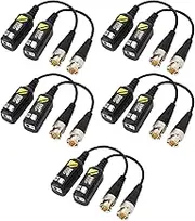 Video Balun Connector Lightning Protection Twisted Pair Transmitter for CCTV Security Monitoring