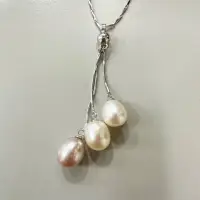 在飛比找momo購物網優惠-【Hanami】天然多彩珍珠墜鍊