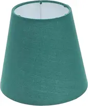 OSALADI Fabric Drum Lampshade for Floor Lamp Lighting Replacement Bedside Lamp Replacement Fabric Lampshade for Wall Farmhouse Home Decoration Green