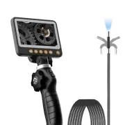 ZX1-P1 Two-Way Articulating Borescope with Light, 0.33in Industrial Endoscope...