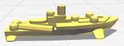 Hydrofoil - VS-10 - German Navy - Wargaming - Axis and Allies - Naval Miniature