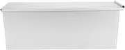 DINHEAROM Metal Bread Loaf Pan with Lid Non Stick Baking Mold for Sandwich Bread Durable Metal Toast Box for Home and Bakery Use Capacity Easy Cleanup Versatile Kitchen Tool