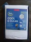 Serta Cool & Fresh Sheet Set Full 85-Thread Microfiber White Bed-Sheet