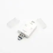 Travel Portable Memory Card Reader USB/Micro-USB/Type-C TF SD OTG Card Reader