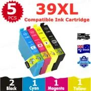 5x Compatible Ink Cartridge 39XL For Epson Expression XP2105 XP4105 XP 2105 4105
