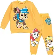 [Nickelodeon] Paw Patrol Sweatshirt and Fleece Pants Outfit Set Toddler to Big Kid Sizes (2T - 10-12)