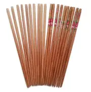 Bamboo Chopsticks Japanese Chinese Sushi Nation Food Natural Wood Reusable Pairs