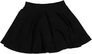 [Generic] High Waisted Mini Skirt for Women Stretchy Skater Skirt Elegant Flared Design for Casual Parties Everyday Wear Black