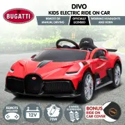 Licensed Bugatti Divo Kids Ride-on Electric Car - Red