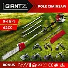 62cc Petrol pro-series Pole Chainsaw 9 IN 1 gardening tools Anti-slip padding