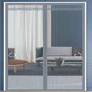 Beaded Door Curtain, Beaded Curtain Door String Curtains Home Decor Divider Screen Door String Curtains for Privacy Decor (Color : Gray, Size : 80x200cm)