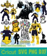 THANOS BUNDLE SVG, DESIGNS BUNDLE, CUT FILES, SVG for Cricut