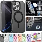 For iPhone 16 16e 15 14 13 12 11 Pro Max Magnetic Magsafe Case Shockproof Cover