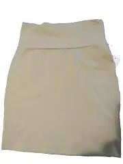 Charlotte Russe Skirt Youth/ Missy Size Small NEW with Tags. Light tan.