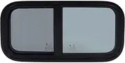 Brilluxa RV Window, Sliding Window with Screen for Trailers Construction Vehicles, 600x300mm Horizontal RV Window, Vertical RV Window Replacement