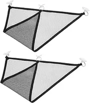 SUPVOX 2pcs Reptile Hammock Bed Breathable Mesh Lounger for Chameleons Lizards and Snakes Durable Canvas Easy to Install for Reptile Tank Cooling