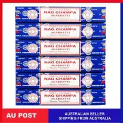1 x15g Nag Champa Satya Sai Baba Incense Sticks Box nagchampa Authentic Original
