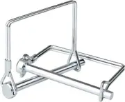 Pack of 12 Split Pins 8 mm Folding Cotter Pins Rectangular Carbon Steel Safety Pin Galvanised