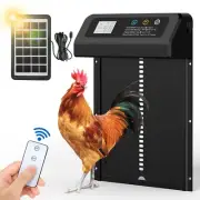 Automatic Chicken Coop Door Solar Powered Auto Electric Chicken Door Anti-Pin...