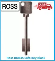 Ross RDB35 Double Bitted Safe Key Blank suits 700 Series Safe Lock