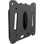 Atdec Wall Mount for Flat Panel Display - Black - 1 Display(s) Supported - 30 kg Load Capacity - 75 x 75, 100 x 100, 120 x 120 - Steel
