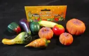 05 Supplies Plastic Vegetables & Fruit Mixed Loose for Crafts Floral Displays