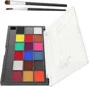Diy Face Painting Kit Watercolor Face Paints Set 18 Assorted Colors Safe Water-soluble for Parties Festivals and Events
