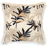 Cushion Cover-Coastal Fringe-Alfresco Beige-60cm x 60cm