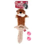 Gigwi Plush Friendz Dog Toy Squirrel Skin - 3 Sizes