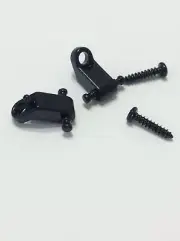 1 Pair Low Profile US Style String Retainer Roller Trees Black