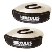 2x Hercules Snatch Strap 4WD Heavy-Duty Recovery Tow 8000kg Nylon 4x4 Recovery