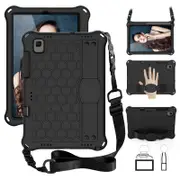 Hive SamSung Tablet Case For Sansung S6 10.5 (2019)/ S5E(2019)/Tab A7 (2020) Durable Stand Cover With Shoulder Strap-Black