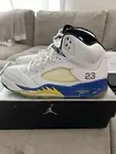 Air Jordan 5 Retro +3/4 Hi Men Laney Size 9.5 136045-141 Sole Separation Pair