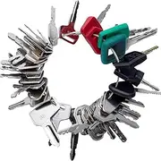 39Pcs Ignition Starter Key Set Compatible with CAT JD Case Kubota Volvo JCB Toyota. Construction Machines Equipment Keys fit Hitachi Excavators Diggers H800 5P8500 14607 D250