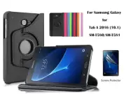 Screen Protector/360°Rotate PU Leather case for Samsung Galaxy Tab A 10.1" 2016