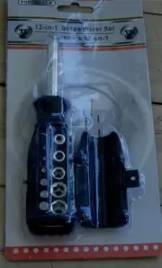 Nice NEW IN PACKAGE ToolBench Brand 12-in-1 Screwdriver Set, NEW UNOPENED
