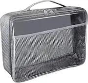 Waterproof Zipper Storage Pouch - Transparent Toy Storage Bags, Receipts Clear Organizer Bag | Zippered Document Storage Pouch, Durable Toy Organizer Bag for Cosmetics, Bills, Office, School Supplies