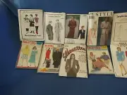 Twelve designer sewing patterns Vogue, Burda and others