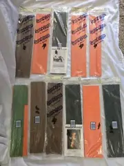 Lot of 11 Vintage Super Crepe Paper Super Crepe Is Stretchier & Heavier Lot (XM)