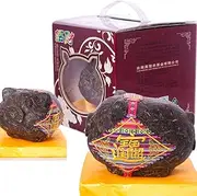 Raw Puerh Tea 600g Yunnan Lucky Gold Pig Craft Gift Puer Tea Organic Pu'er Oldest Tree Natural Puerh Tea Fine Decoratio