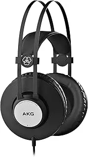 AKG 3169H00020 K72 Closed Back Monitoring and Studio Headphone, Matte Black