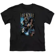 Farscape Comic Cover Kids Youth T Shirt Licensed Scorpius Sci Fi Tee Black