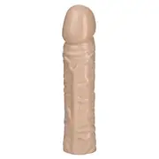 Doc Johnson Vac-U-Lock 8 inch Classic Dong Attachment Vanilla