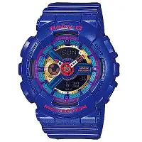 在飛比找Yahoo奇摩購物中心優惠-CASIO Baby-G 多層次搶眼運動雙顯錶 (BA-11